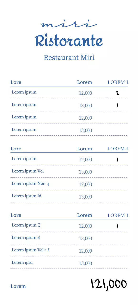 Ein Restaurantlogo mit einem emotionalen und einfachen Stil