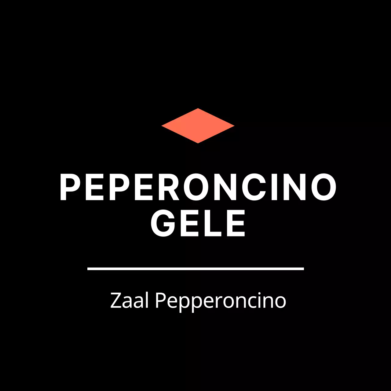 Zwarte eenvoudige pepperoncino gaatjessticker voor etiketten bijgerecht