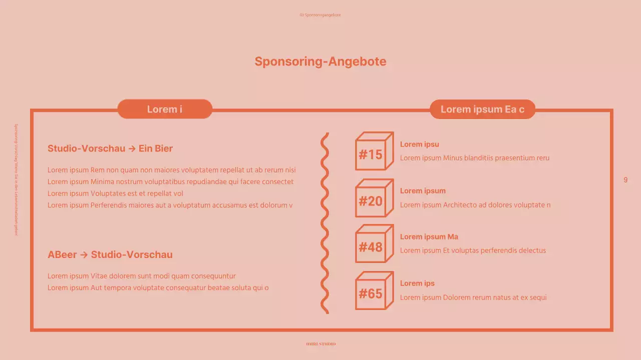 Ein farbenfroher Vorschlag für das Sponsoring von Filmwerbung