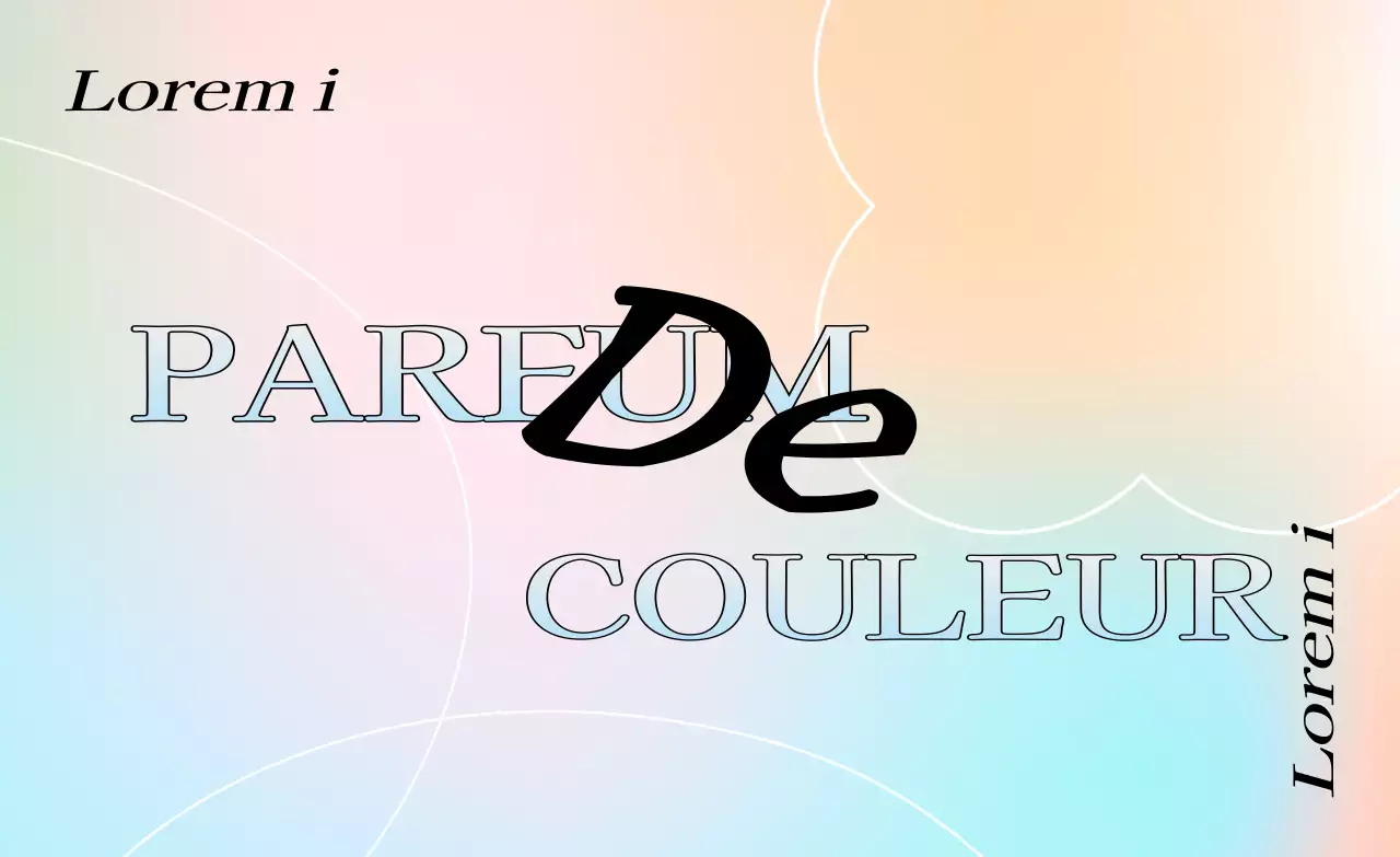 Les marchandises de l'exposition présentent des dégradés colorés et une atmosphère de rêve