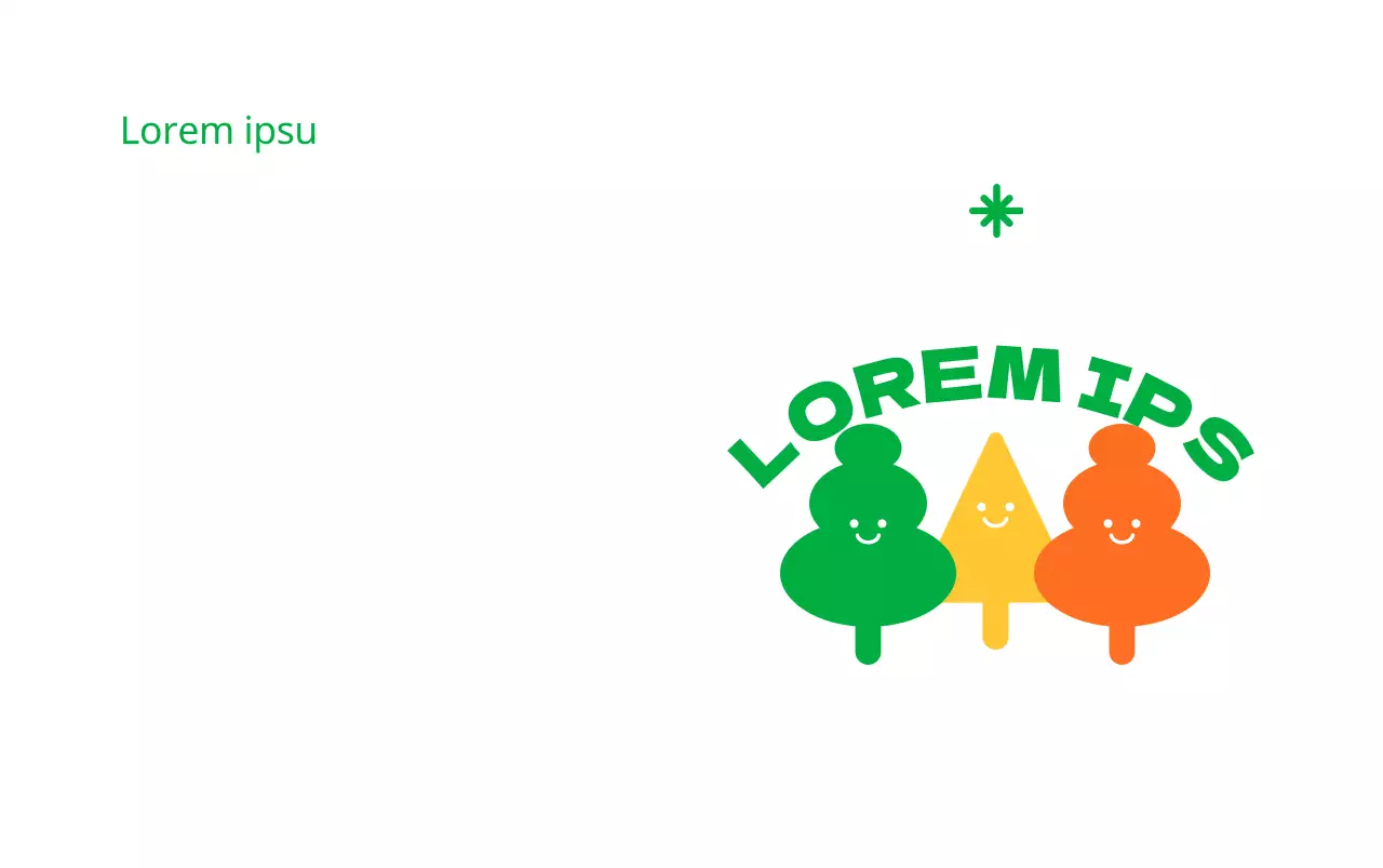 Desenhar uma campanha ambiental com uma ilustração de uma personagem verde e bonita de uma árvore