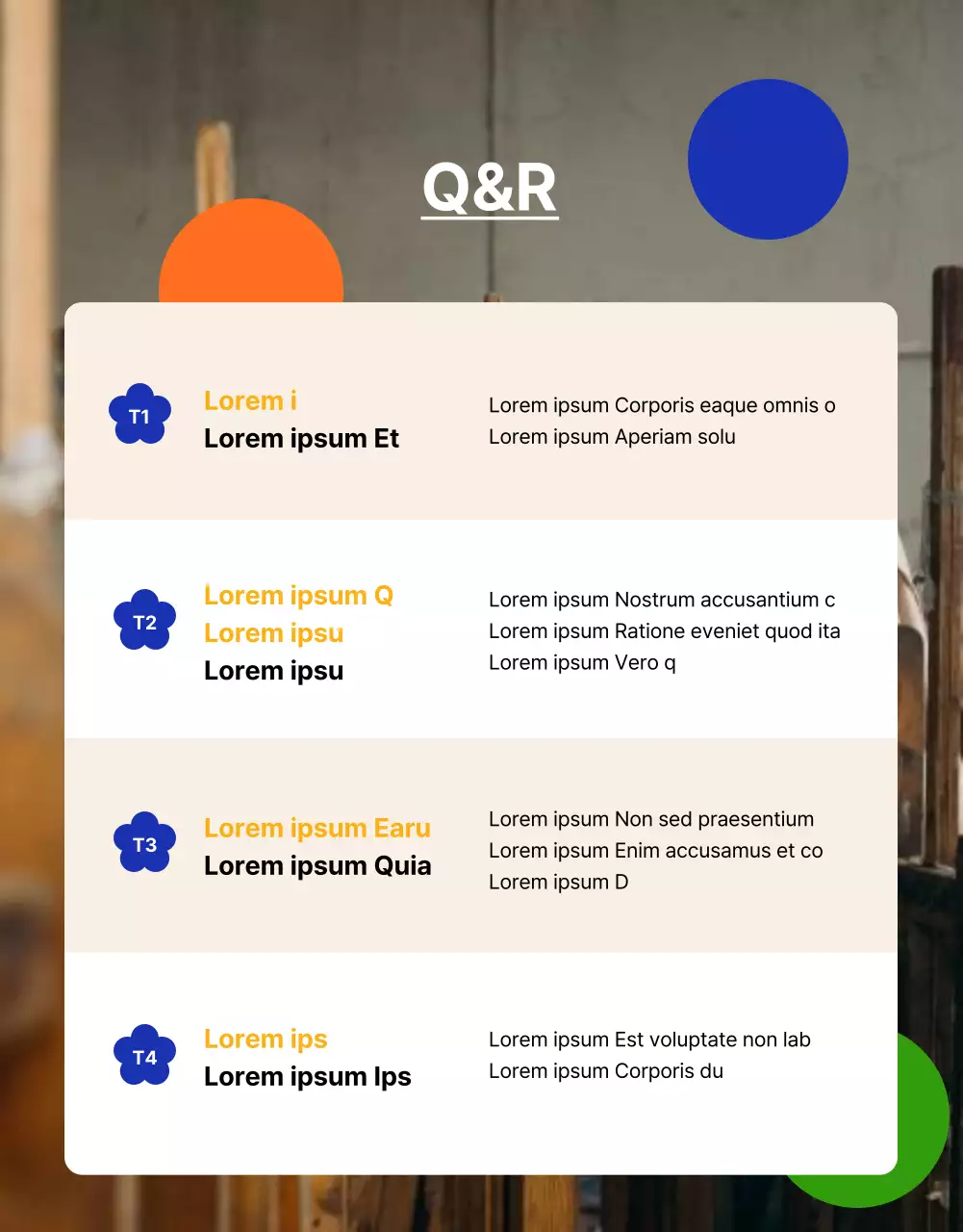 Annonce d'un cours d'art d'une journée avec une touche de beige et de bleu