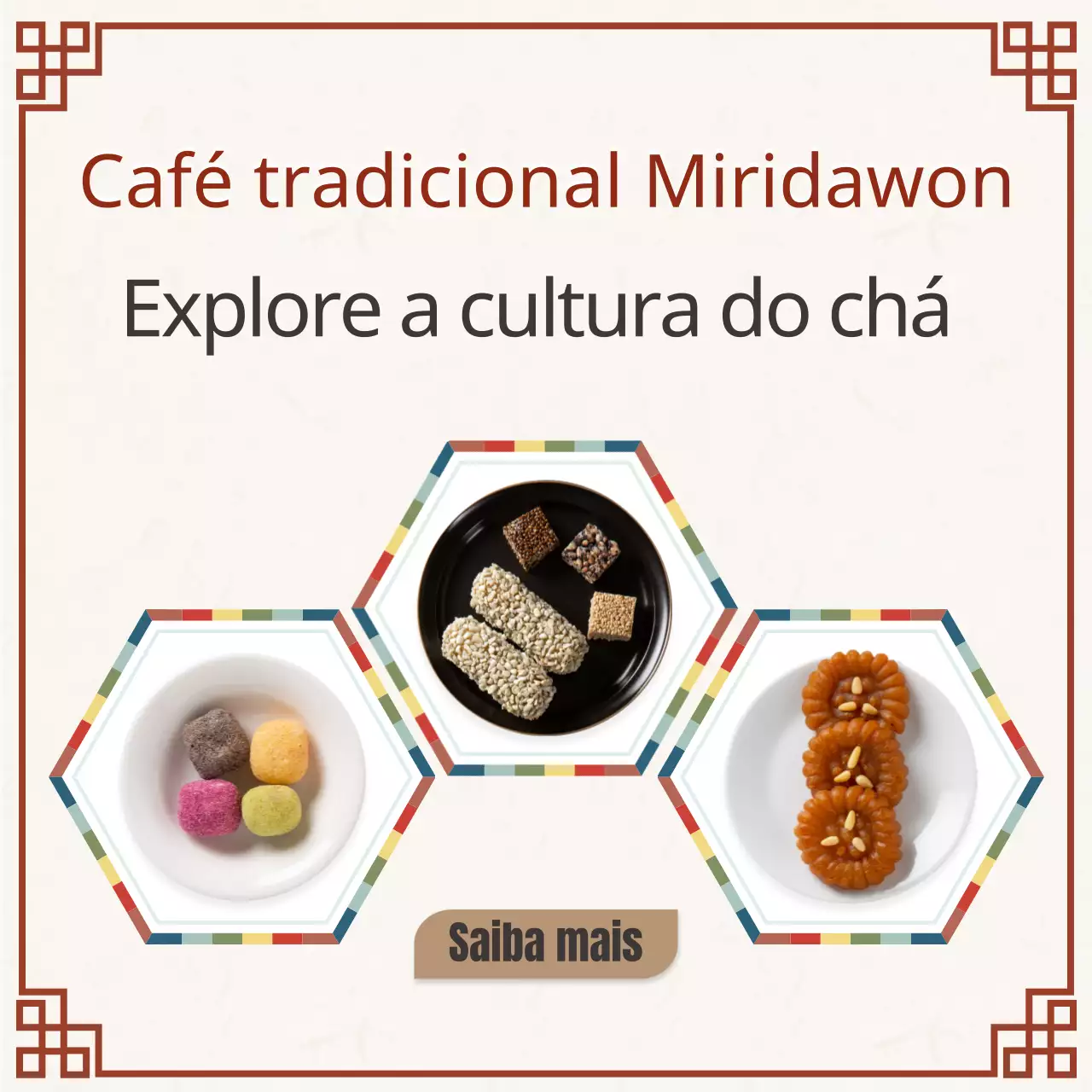 Vermelho Anúncio de café tradicional e limpo