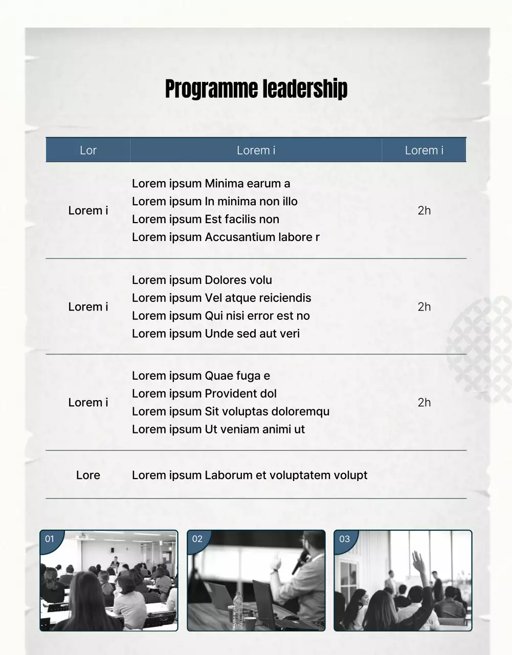 Guide de formation au leadership bleu et gris