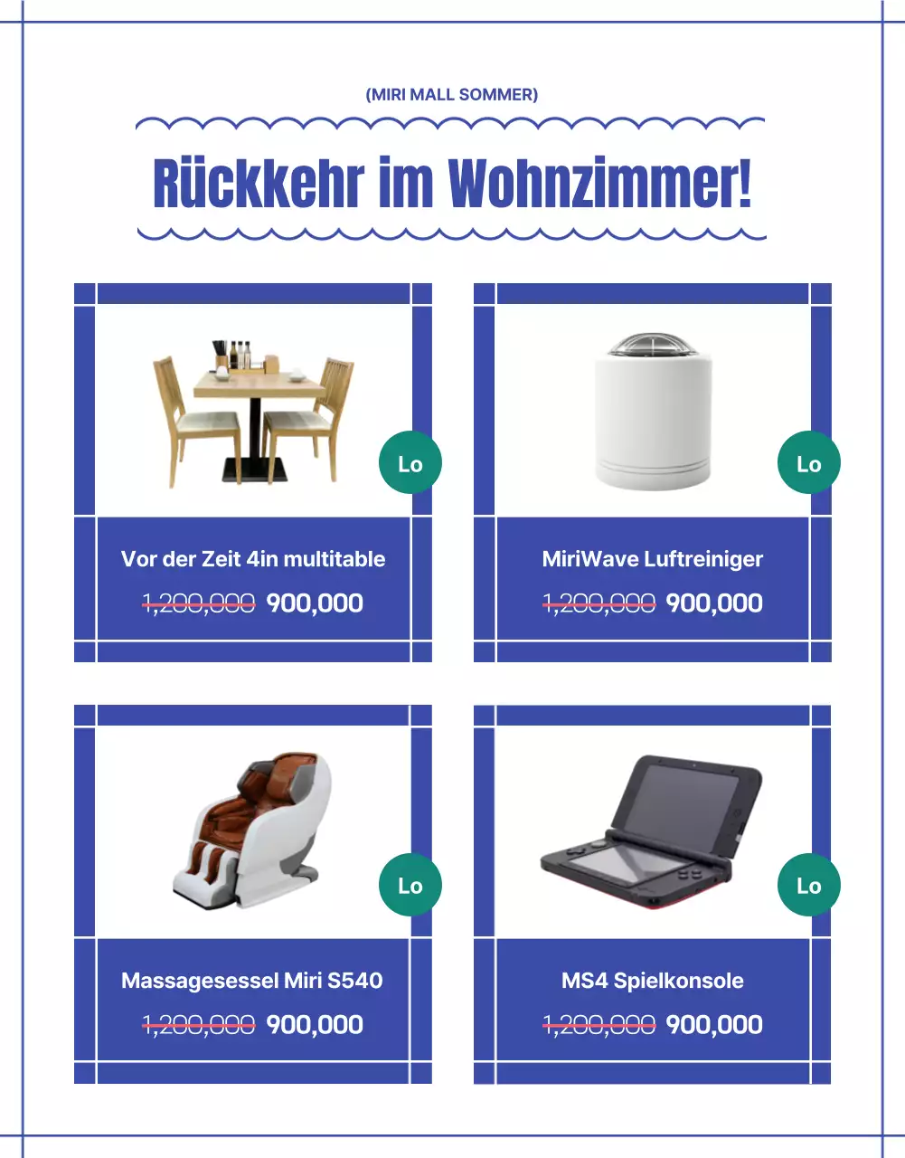 Ein sommerliches Ausstellungsereignis, bei dem die einfachen blauen Linien im Mittelpunkt stehen.