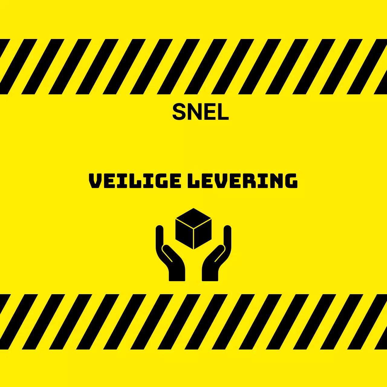 Sticker veilige verzending