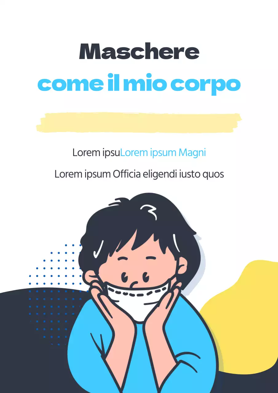 Poster sulla vita scolastica di Corona