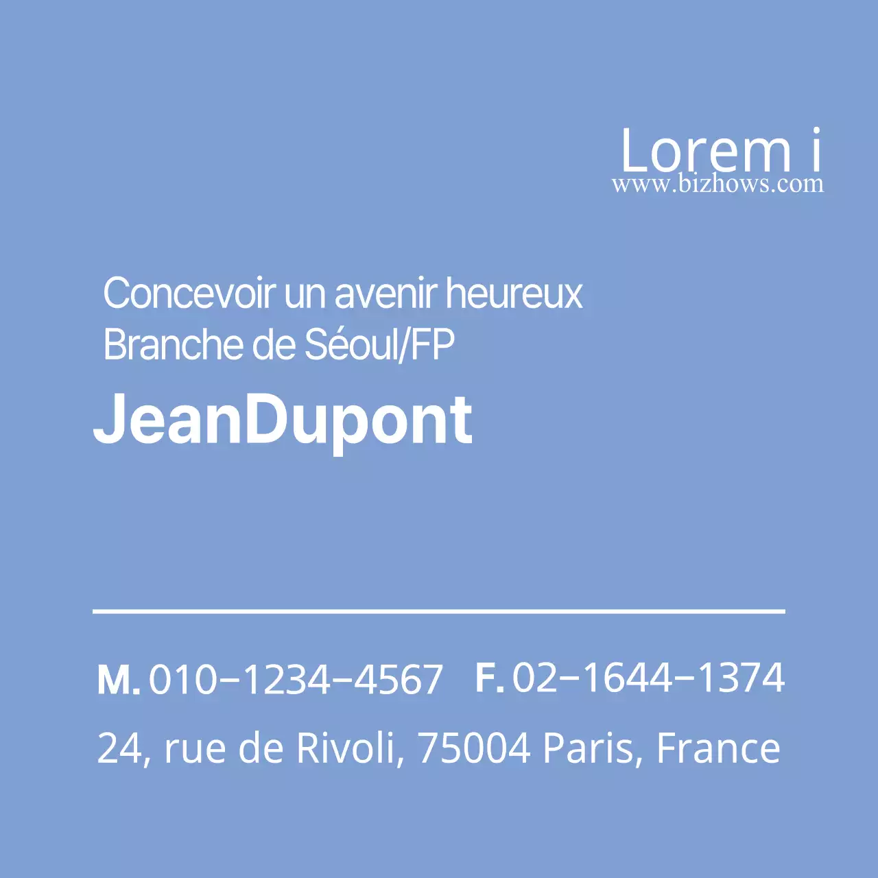 Assurer un avenir heureux