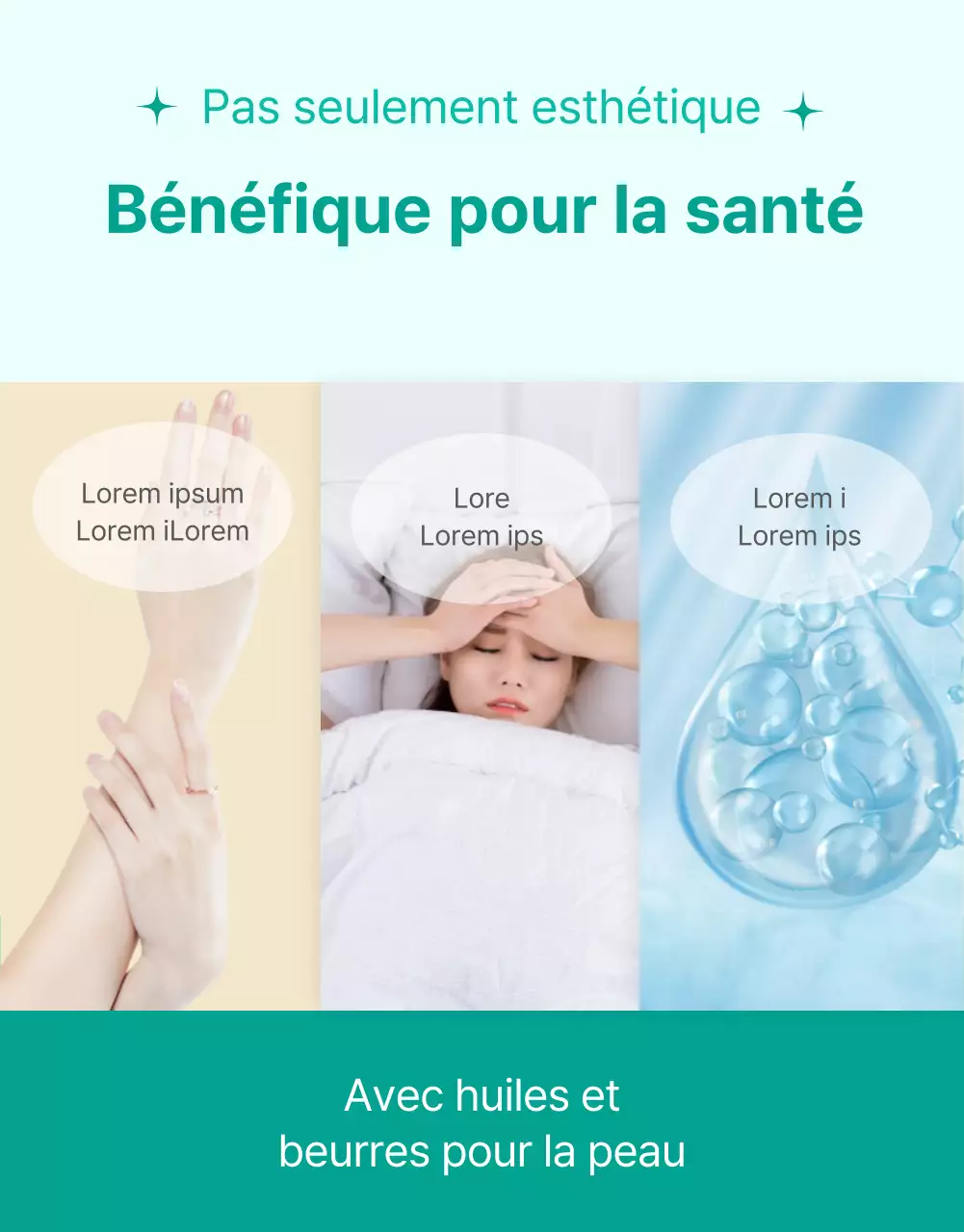 Bombe de bain simple et propre page patron à la menthe