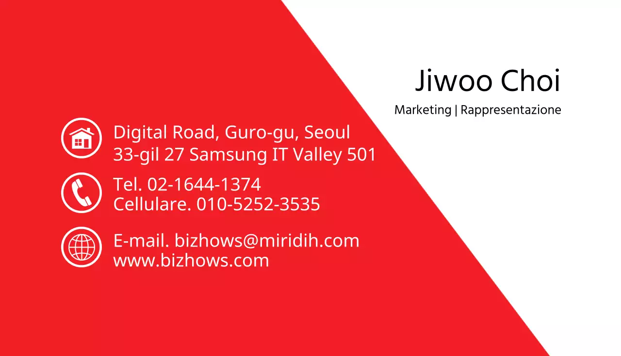 Biglietti da visita aziendali