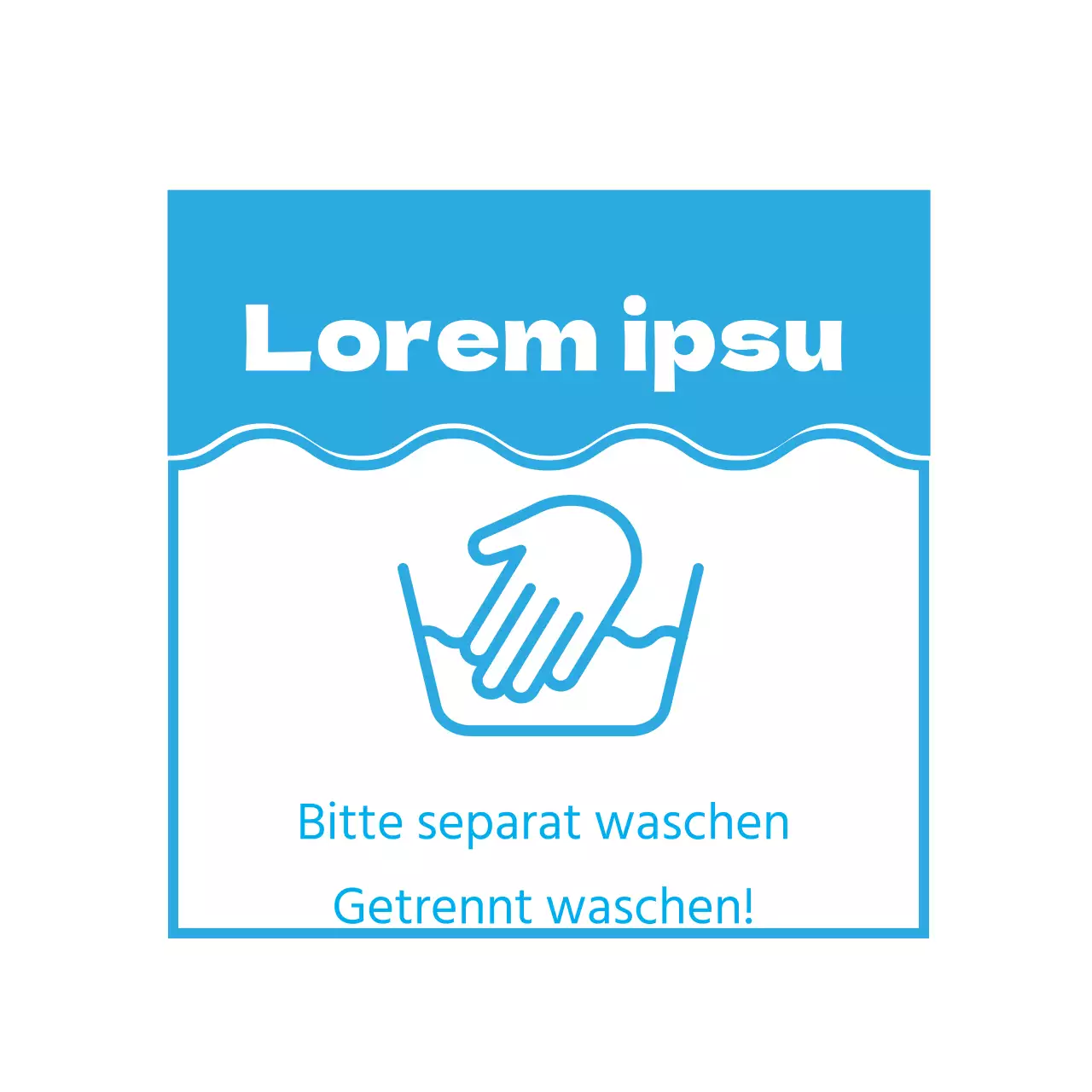 Nur Handwäsche empfohlen