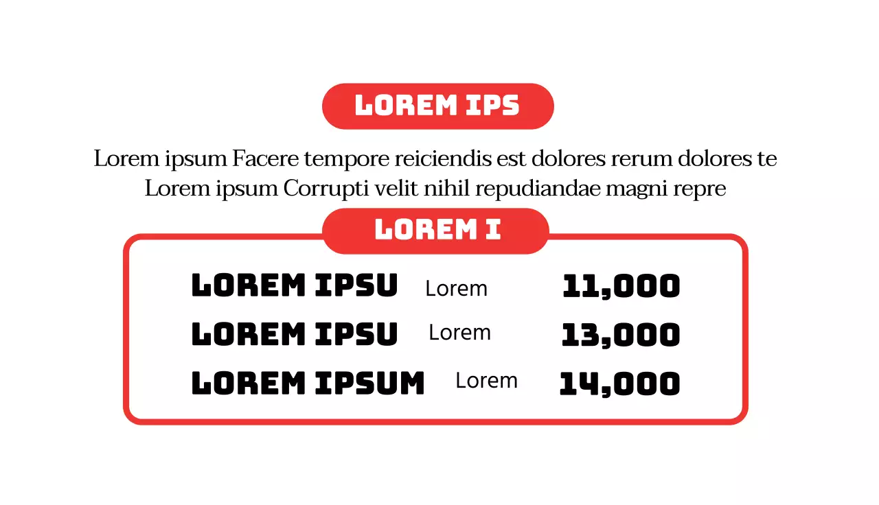 Rode foto benadrukt nette restaurantchutneys