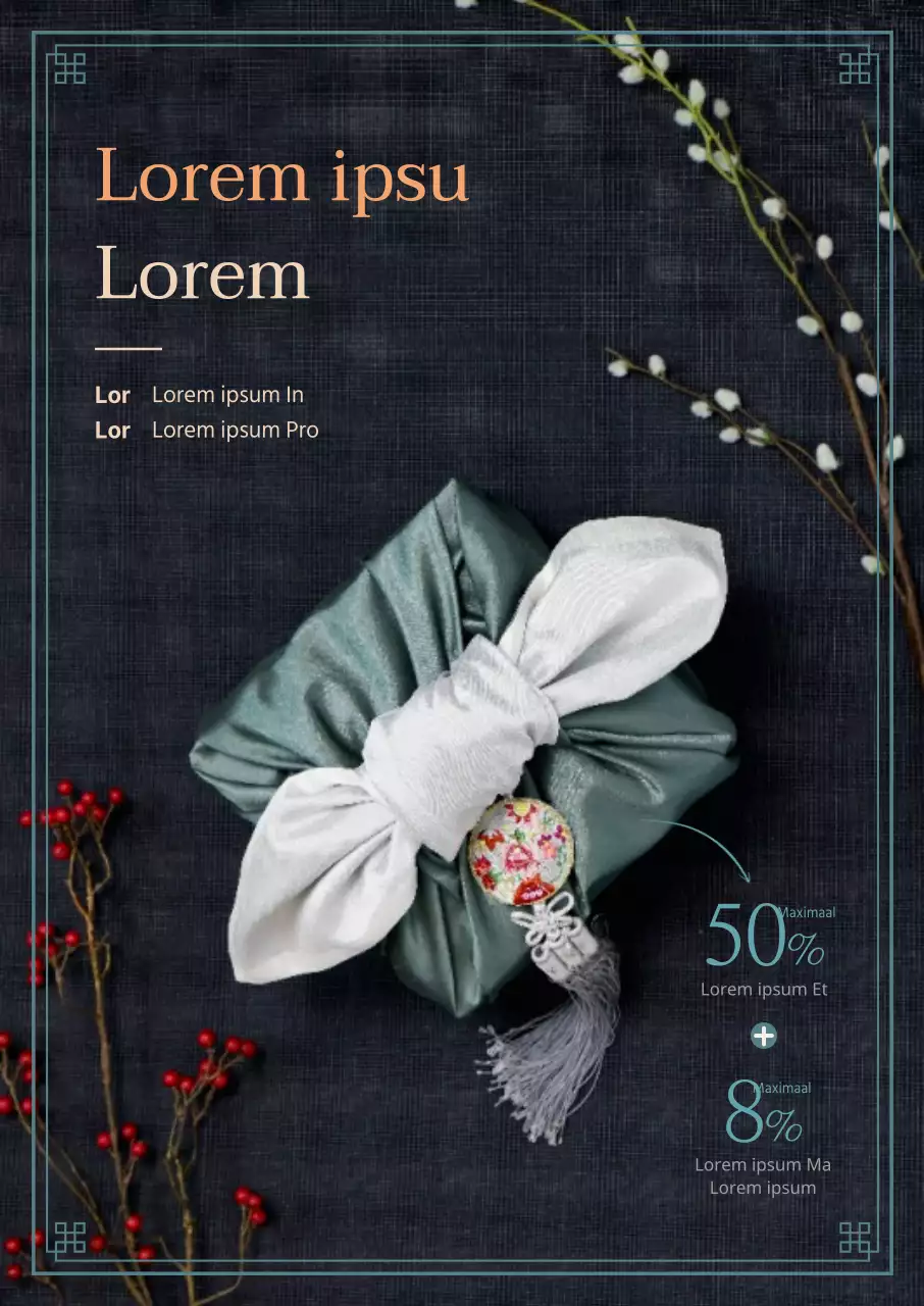 Obon geschenkset voorbestelfolder met prachtige vakantiefoto's