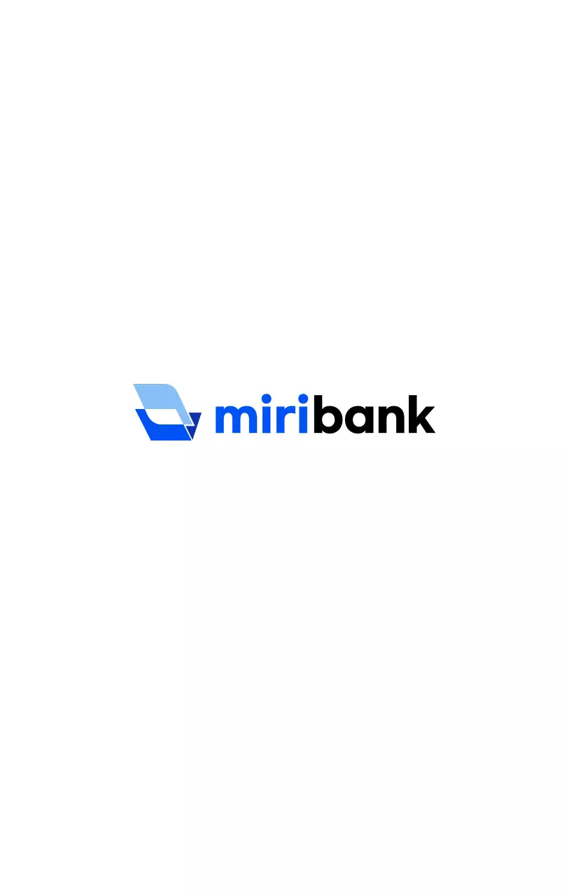 Voor het promoten van een bank met een blauw en zwart logo
