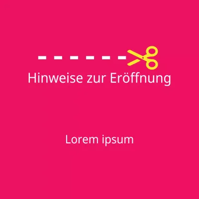 Anmerkungen zur Eröffnung