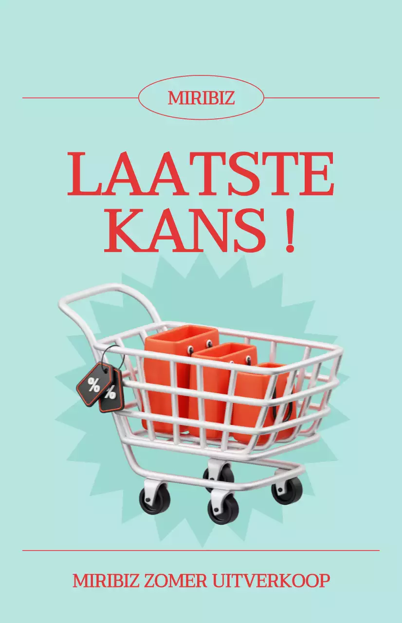 Coole zomer uitverkoop promotie met een blauwe achtergrond