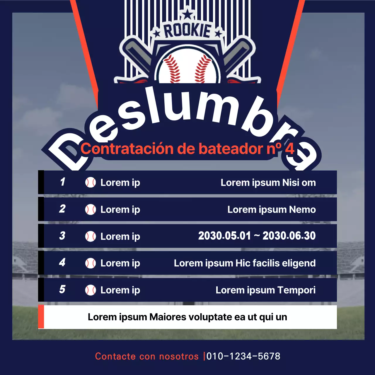 Reclutamiento de jugadores de béisbol en las redes sociales