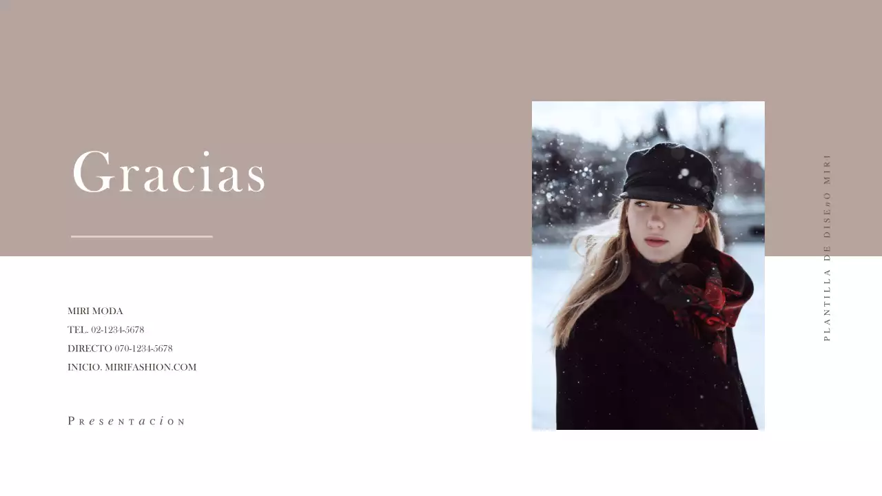 Plan de negocio de ropa sencilla con tonos suaves