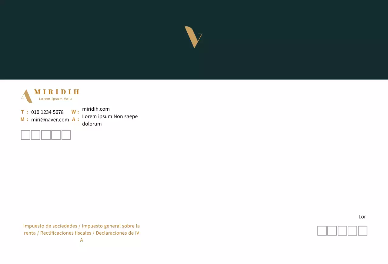 turquesa oscuro logotipo limpio negocio impuestos contabilidad
