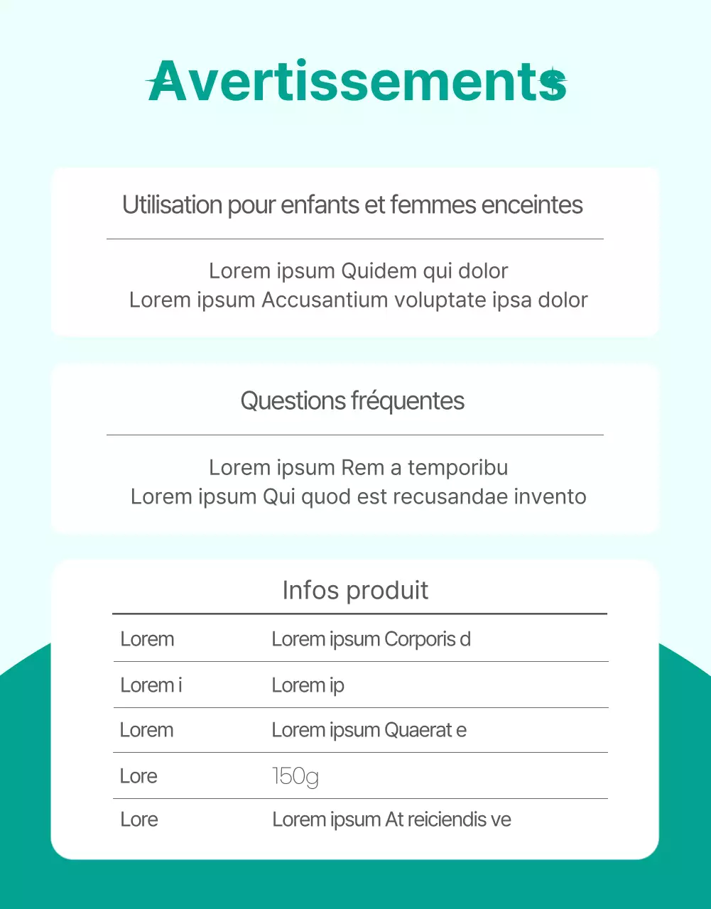 Bombe de bain simple et propre page patron à la menthe