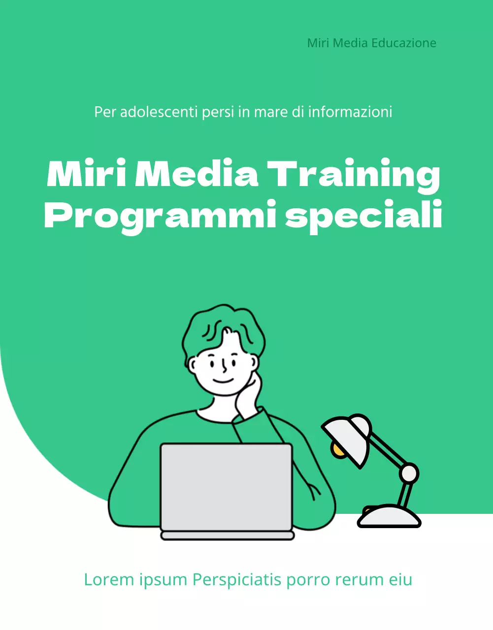 Pagina di dettaglio del programma di alfabetizzazione digitale illustrato Green clean