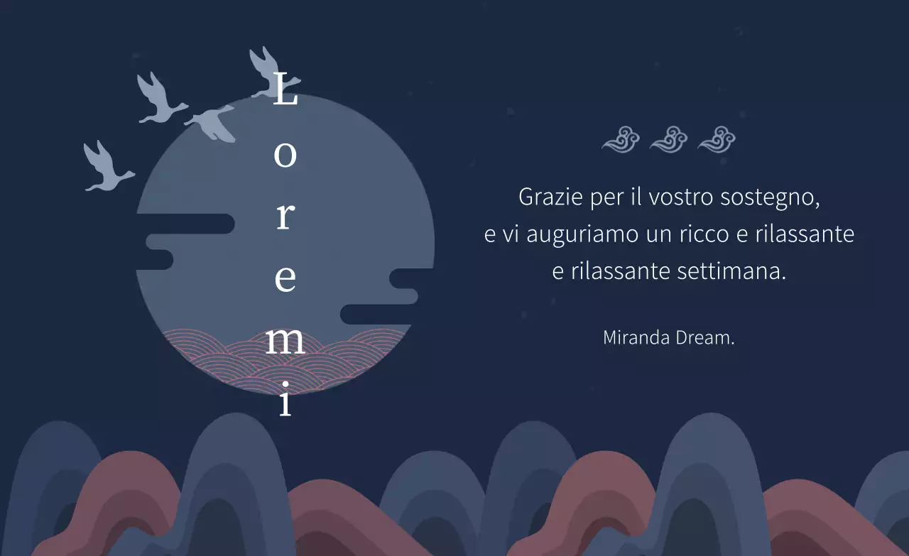 Grazie Chuseok di lusso blu navy