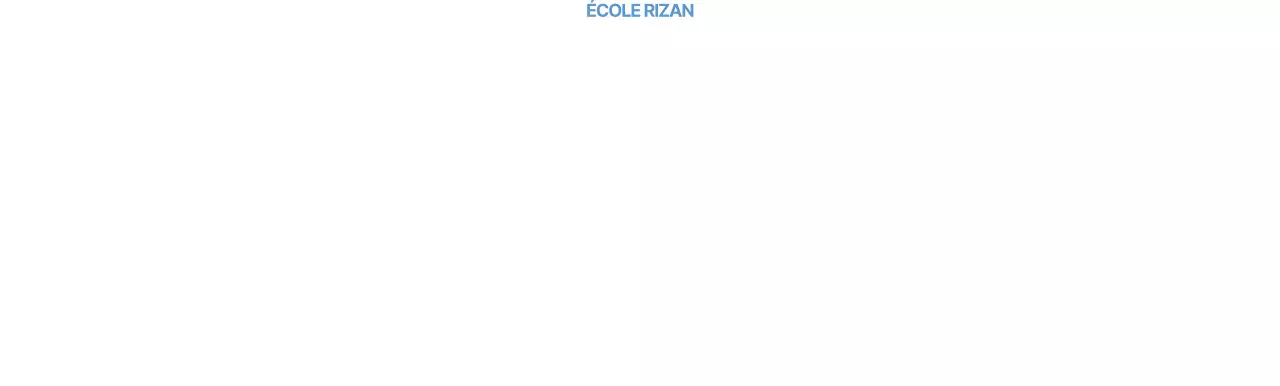 Lizian School bleu clair simple pour la promotion de l'école.