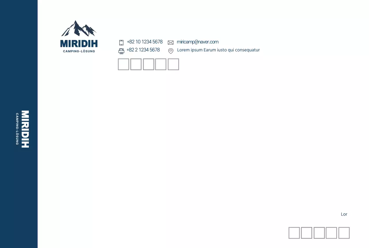 Blaues Logo sauberes Geschäft