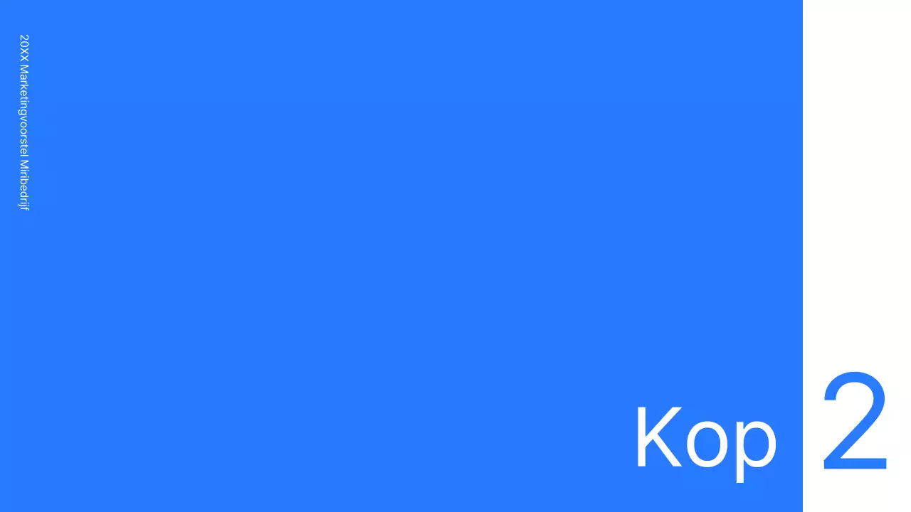 Business concept kit met blauwe, minimalistische en eenvoudige lijnen