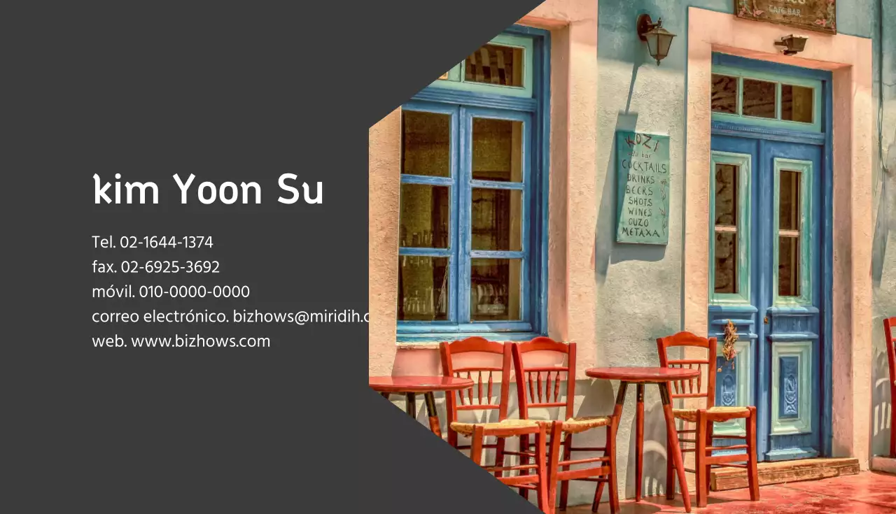 Tarjetas de visita con foto