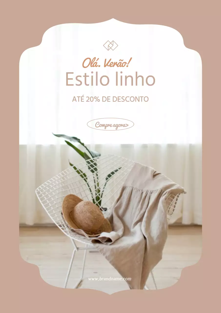 Branco e rosa índigoFoto emolduradaLinho realçadoVenda de moda