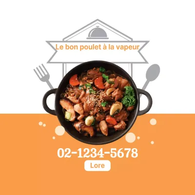 Le bon poulet à la vapeur