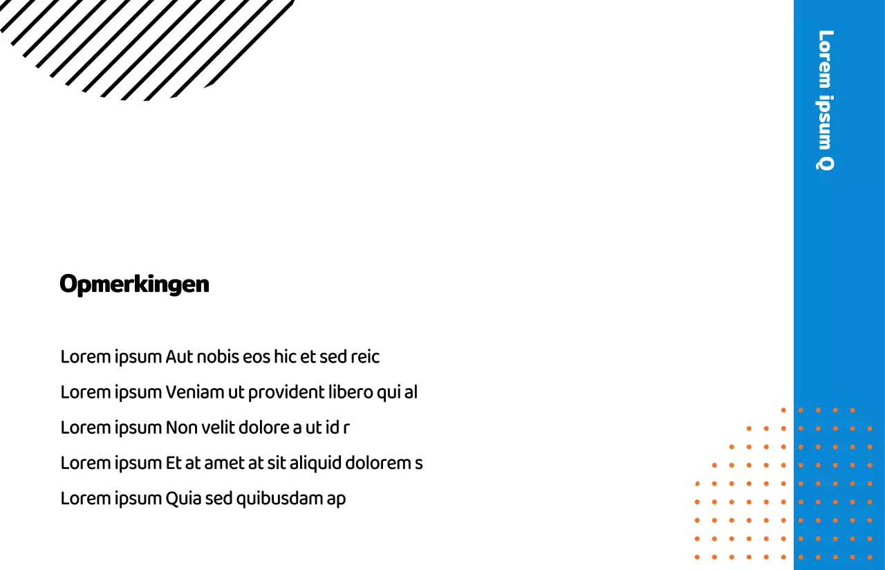 Een trendy bedrijf met een strakke witte achtergrond geaccentueerd met geometrische afbeeldingen