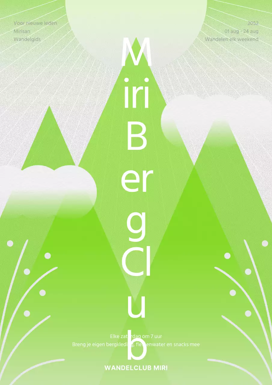 Een gids voor het beklimmen van de limoengroene en witte geometrische bergen