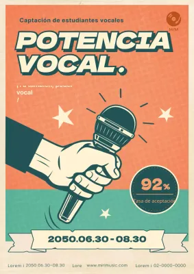 Diseñado con colores e ilustraciones de época para darle un aire vintage