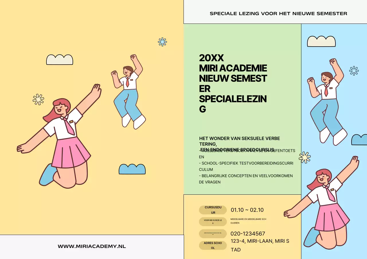 Mint leuke educatieve advertentie