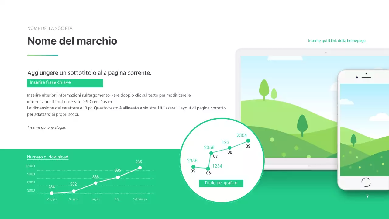 Profilo aziendale semplice