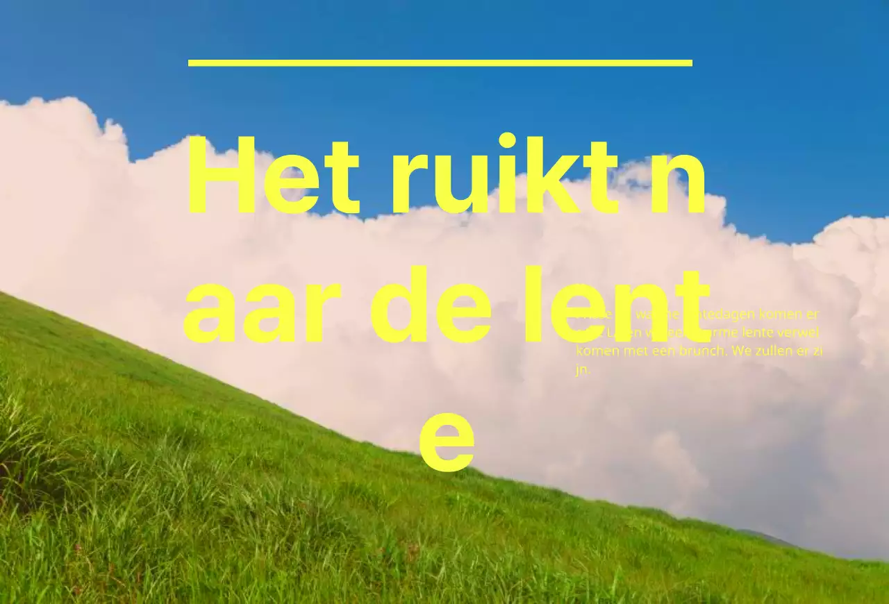 Ontwerp een achtergrondfoto met een warm lenteconcept