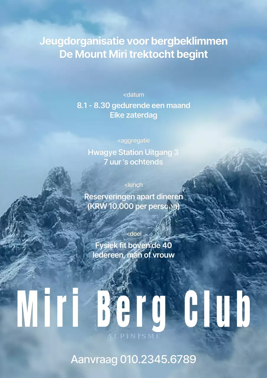 Rekrutering Blue Mountaineers