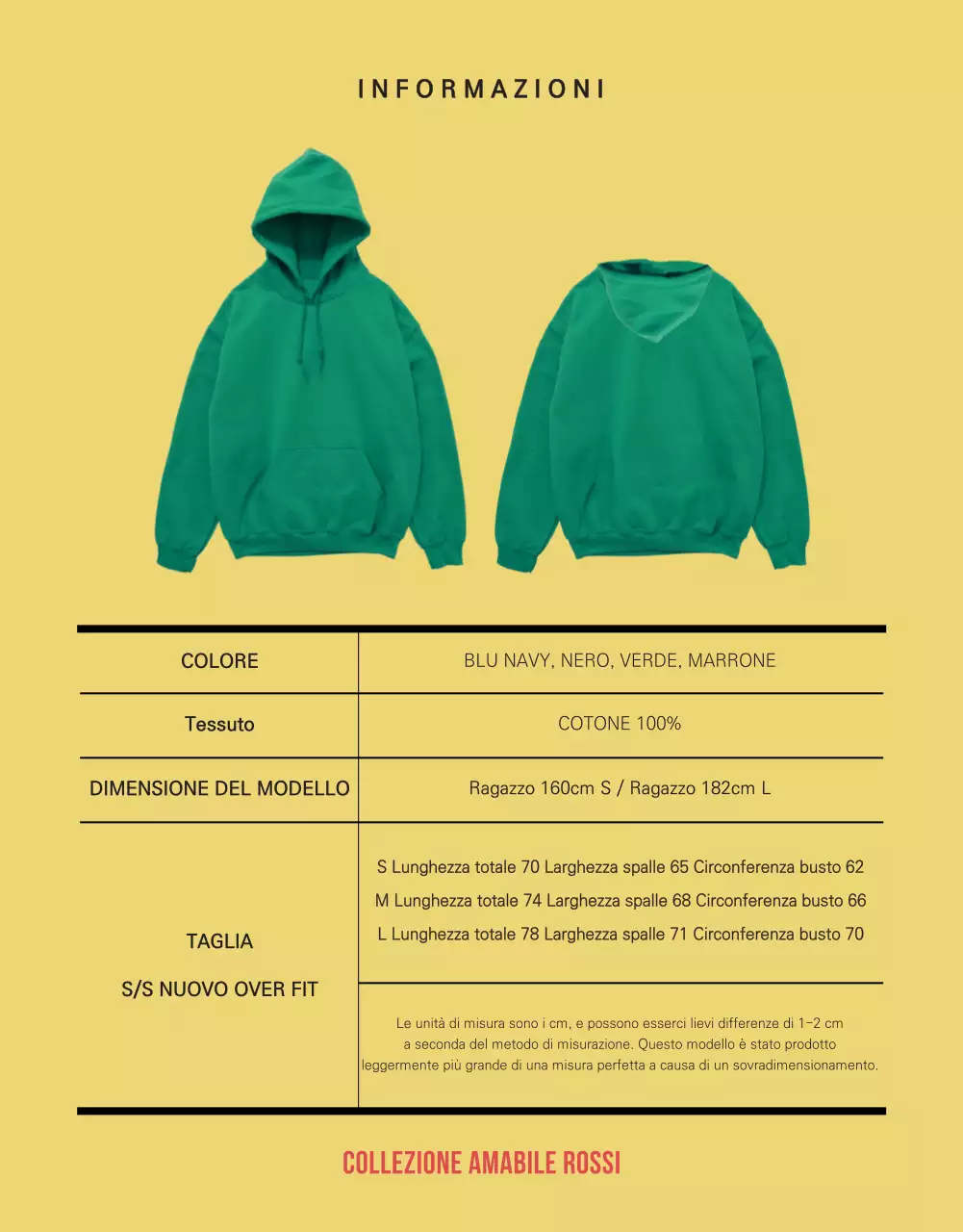 Pagina dettagliata della moda