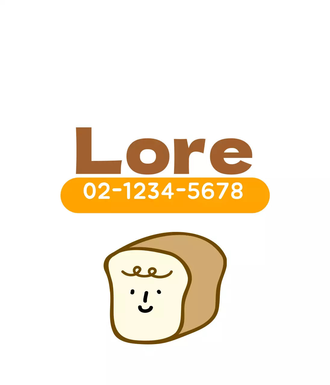 Promouvoir votre boulangerie illustrée blanche