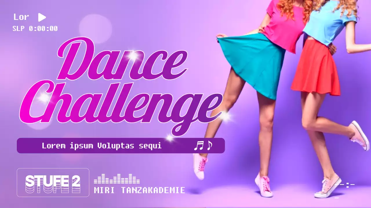 Lila und fotogen, der eintägige Kurs der Mädchen-Tanz-Akademie