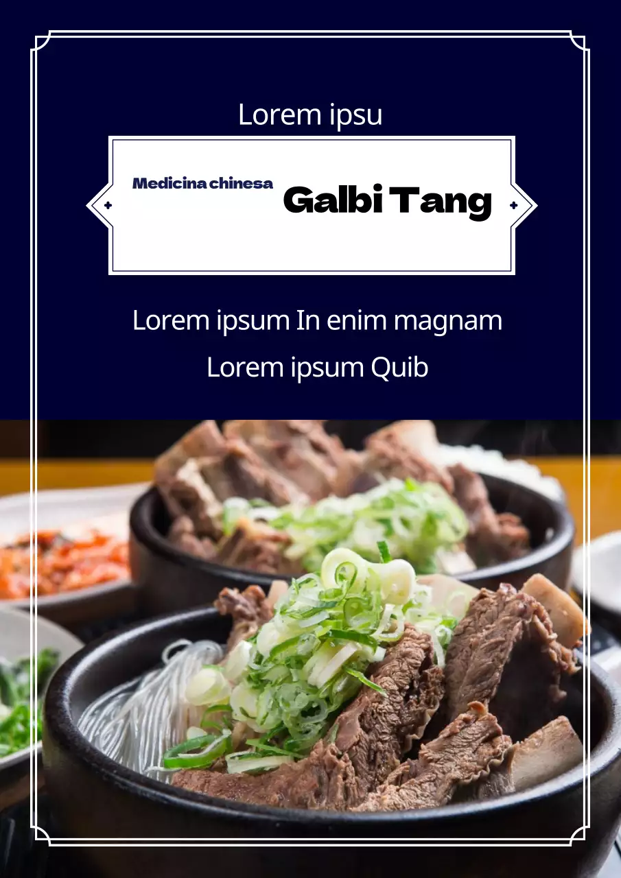 Tang de galbi coreano