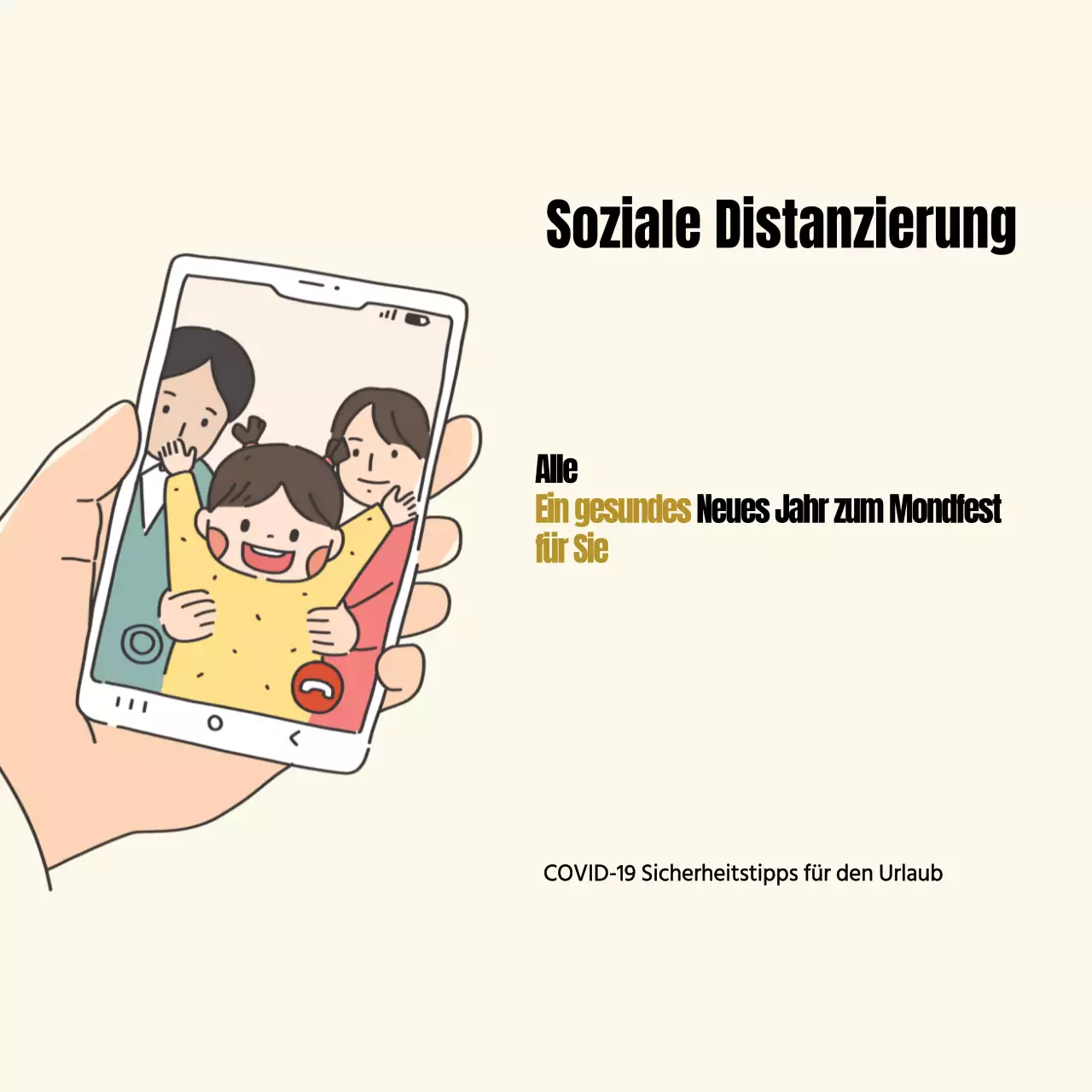 Urlaubskorona Distanzierungsthemen