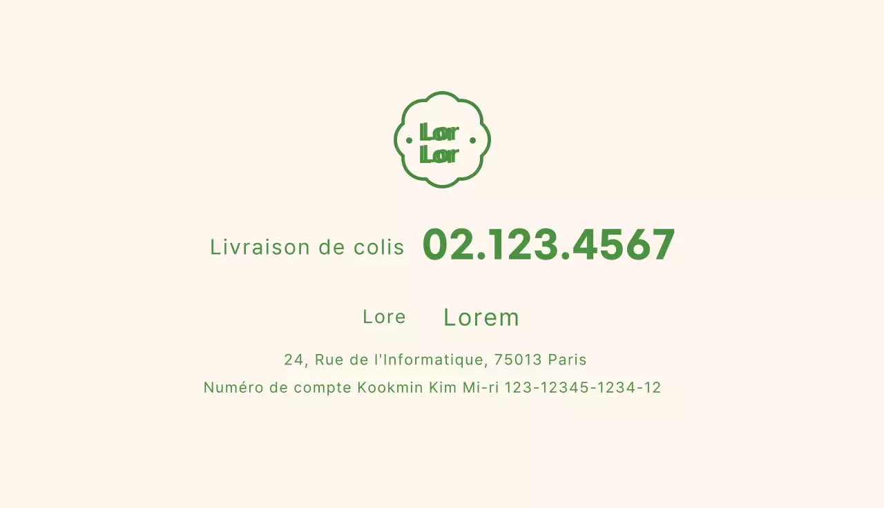 Illustration verte, fruit mignon, marchand de fruits