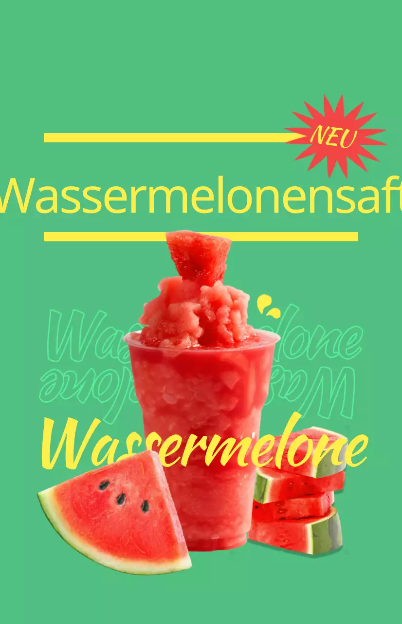 Bewerben Sie Ihr Café-Menü mit farbenfrohen, illustrierten Getränkebildern und Texten