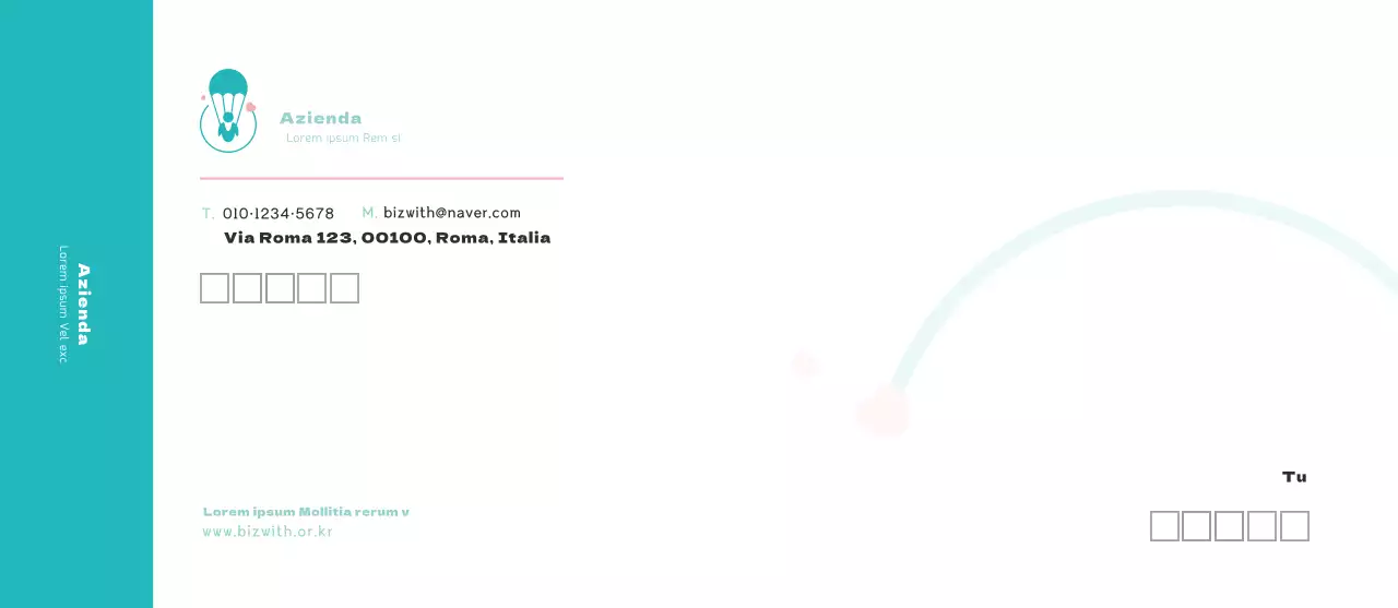 logo blu pulito per aziende non profit