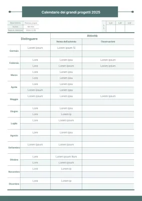 Un'agenda pulita e verde