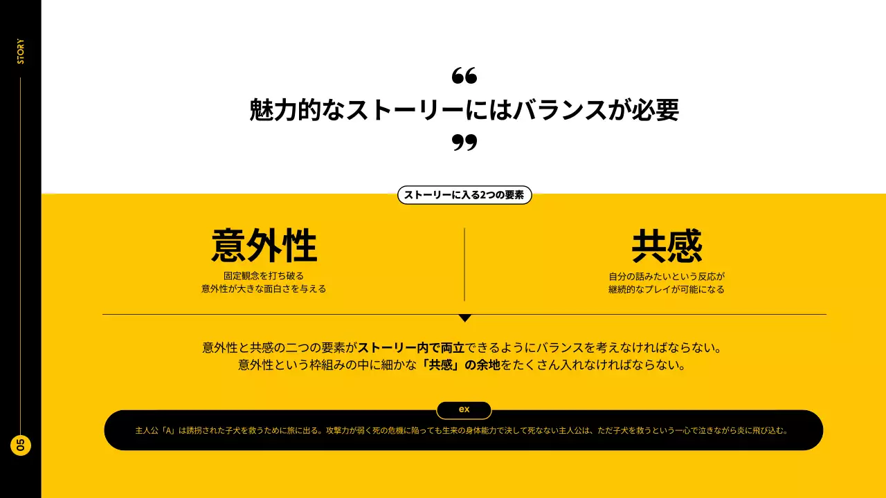 黒 モダン ゲーム 資料 プレゼンテーション