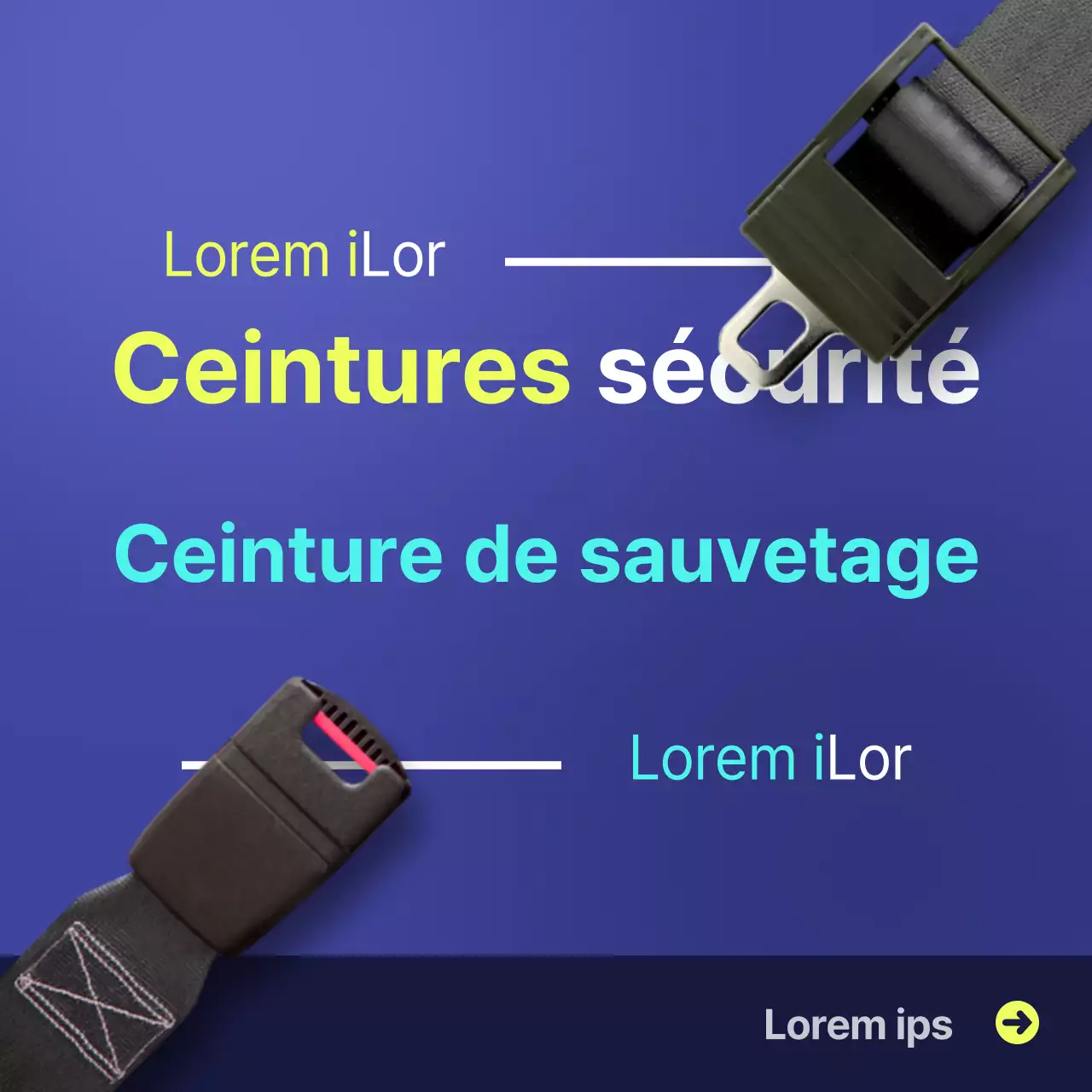 Ceintures de sécurité